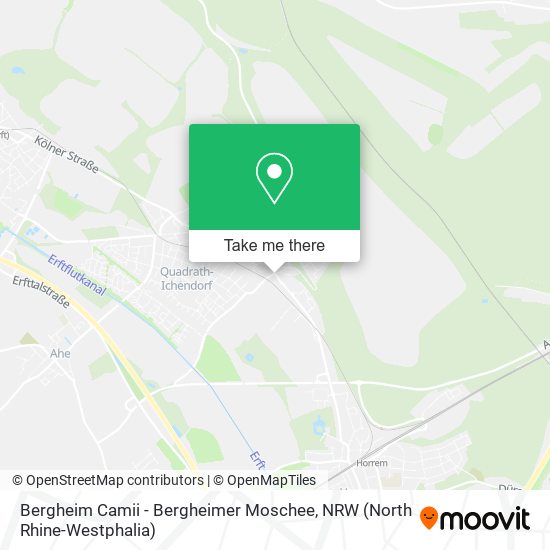 Bergheim Camii - Bergheimer Moschee map