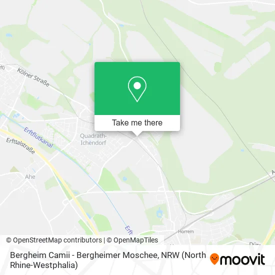 Карта Bergheim Camii - Bergheimer Moschee