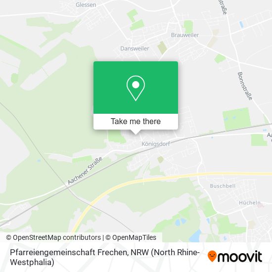 Pfarreiengemeinschaft Frechen map