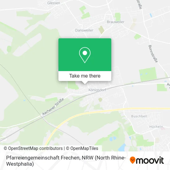 Pfarreiengemeinschaft Frechen map