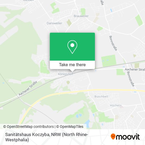 Sanitätshaus Koczyba map