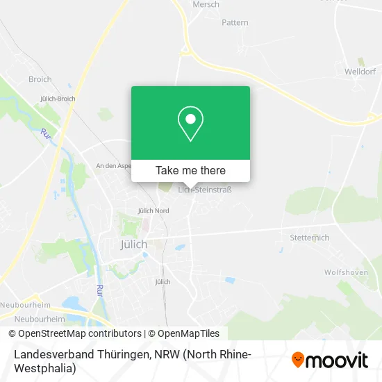 Карта Landesverband Thüringen