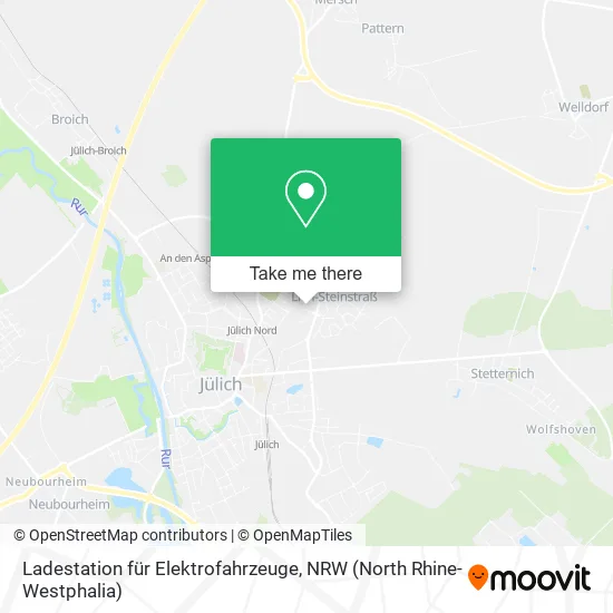 Ladestation für Elektrofahrzeuge map