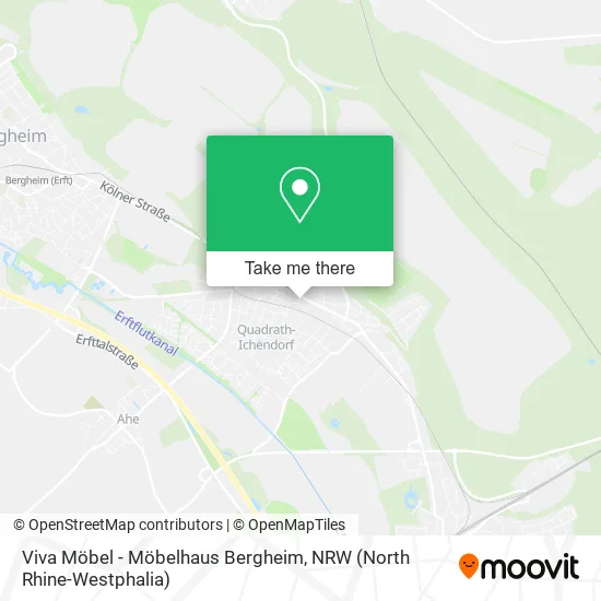 Карта Viva Möbel - Möbelhaus Bergheim