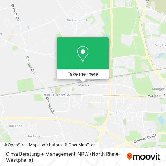 Карта Cima Beratung + Management