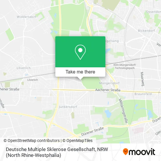 Deutsche Multiple Sklerose Gesellschaft map