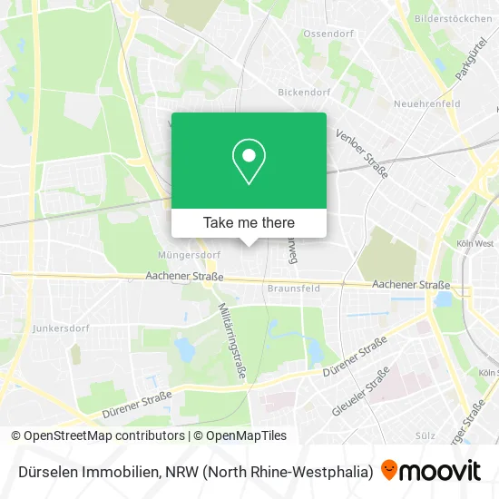 Карта Dürselen Immobilien