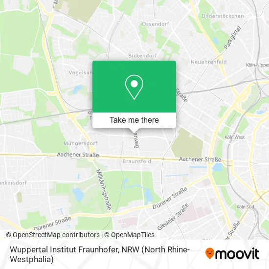 Карта Wuppertal Institut Fraunhofer