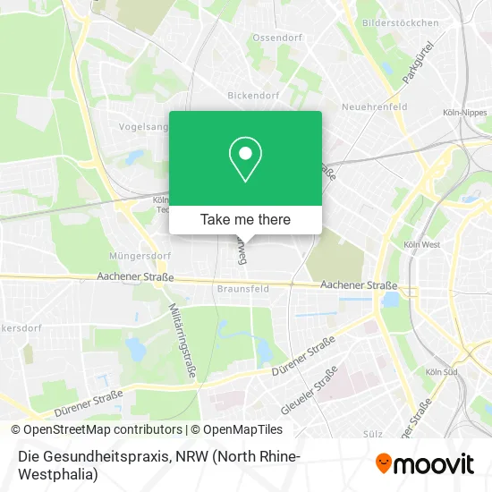 Карта Die Gesundheitspraxis
