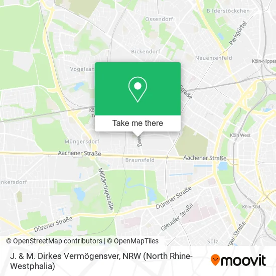 Карта J. & M. Dirkes Vermögensver