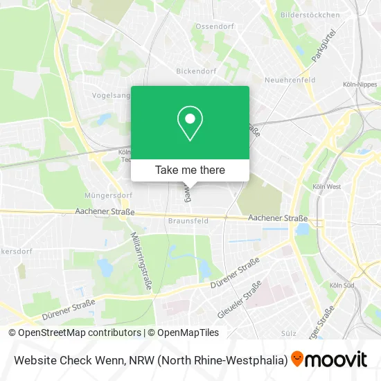 Карта Website Check Wenn