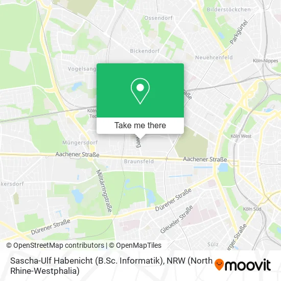 Карта Sascha-Ulf Habenicht (B.Sc. Informatik)