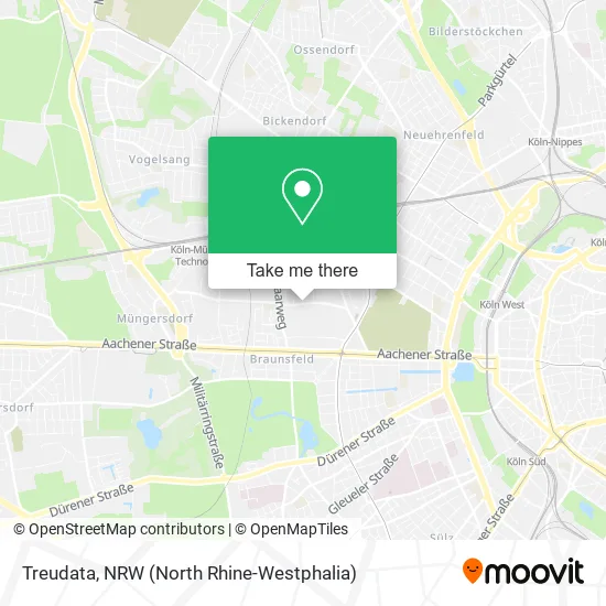 Карта Treudata