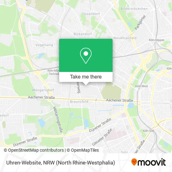 Карта Uhren-Website