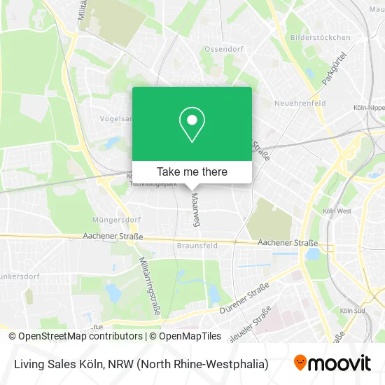 Living Sales Köln map