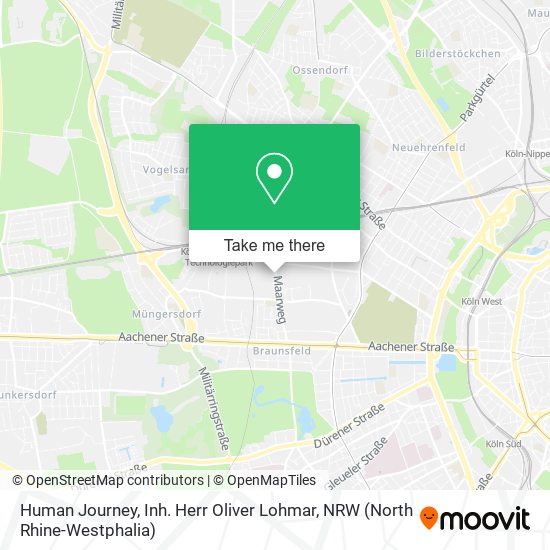 Human Journey, Inh. Herr Oliver Lohmar map