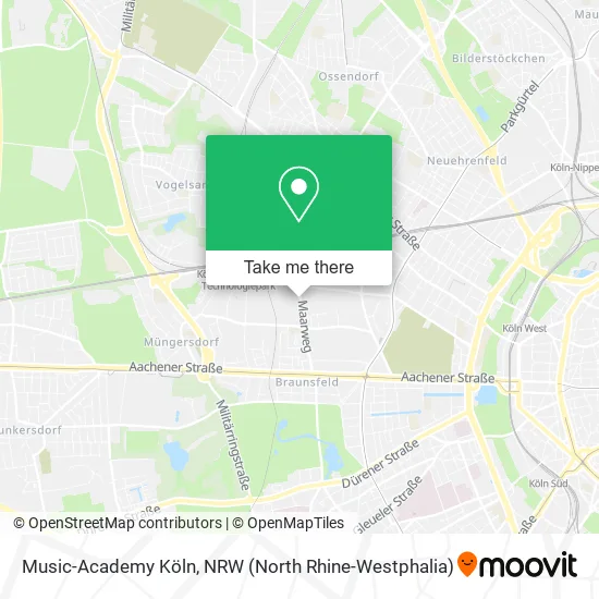 Music-Academy Köln map