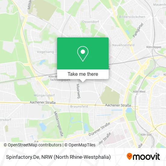 Карта Spinfactory.De