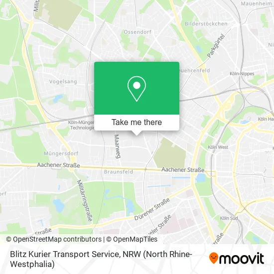 Карта Blitz Kurier Transport Service