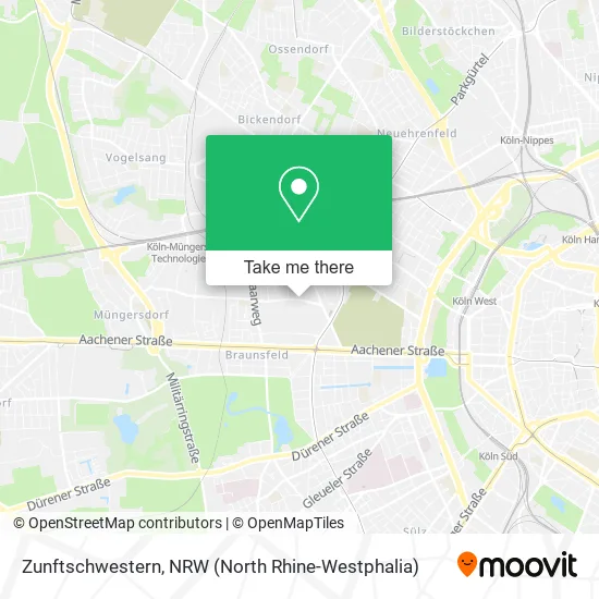 Карта Zunftschwestern