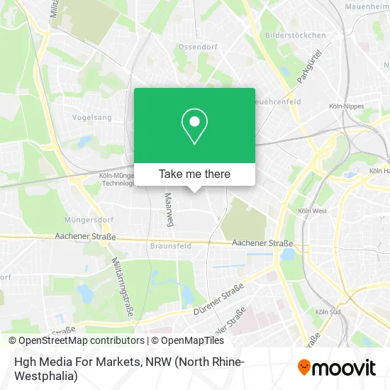 Hgh Media For Markets map