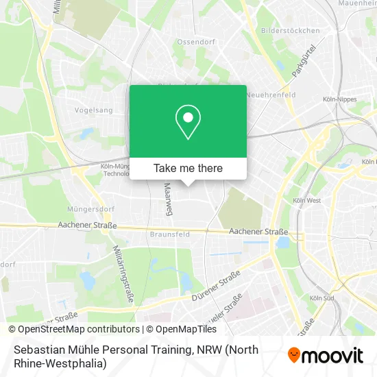 Карта Sebastian Mühle Personal Training