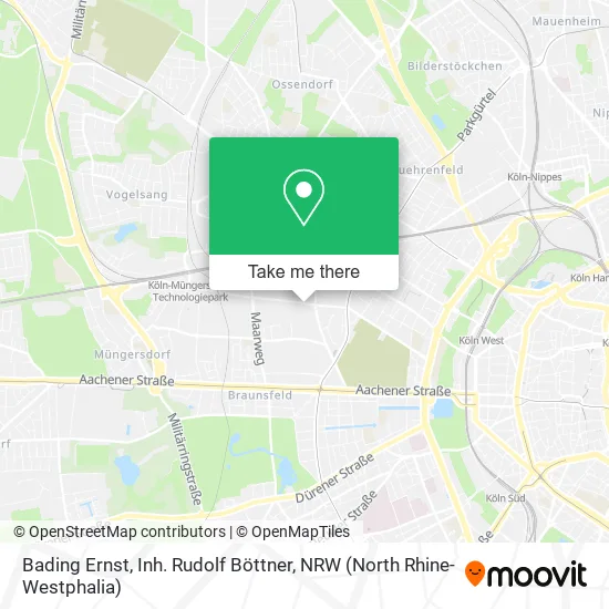 Карта Bading Ernst, Inh. Rudolf Böttner