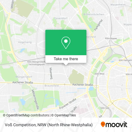 Карта Voß Competition