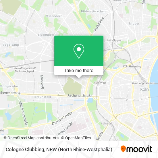 Карта Cologne Clubbing