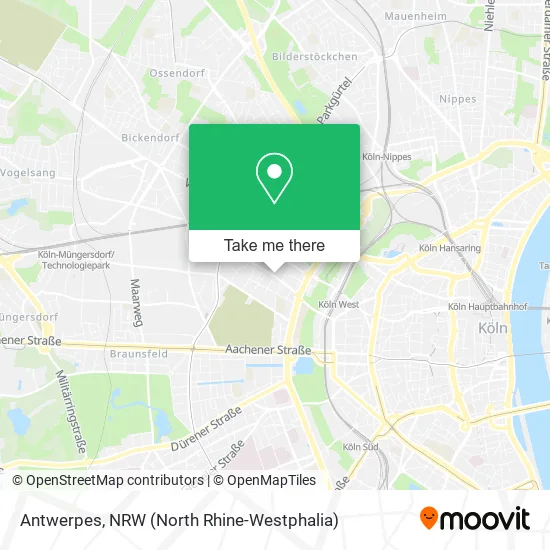 Карта Antwerpes