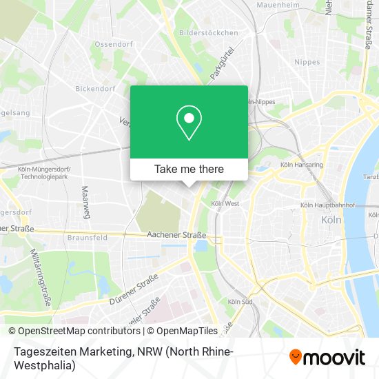 Tageszeiten Marketing map