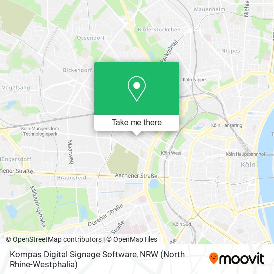 Kompas Digital Signage Software map