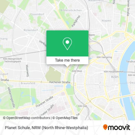 Карта Planet Schule