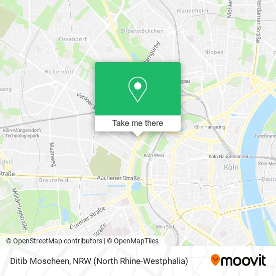 Карта Ditib Moscheen