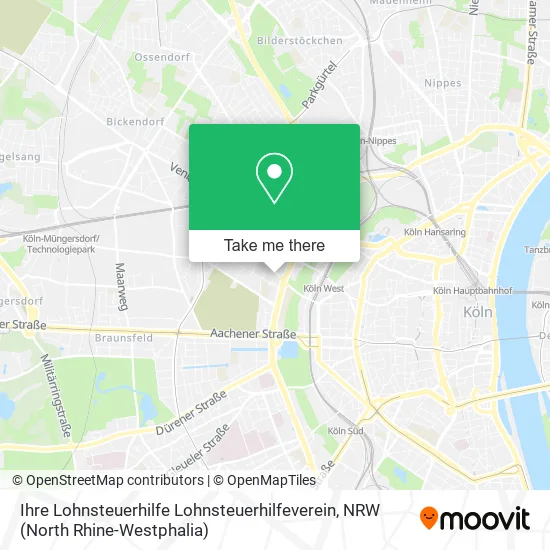 Карта Ihre Lohnsteuerhilfe Lohnsteuerhilfeverein