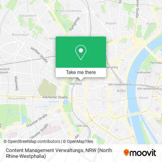 Карта Content Management Verwaltungs