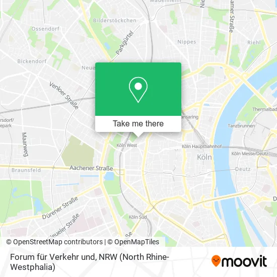 Карта Forum für Verkehr und