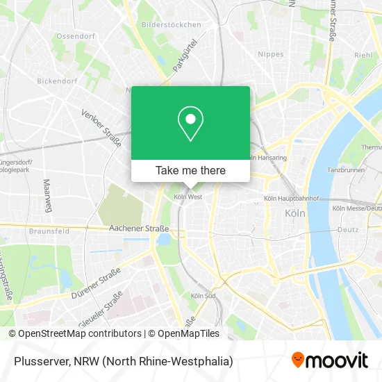 Карта Plusserver