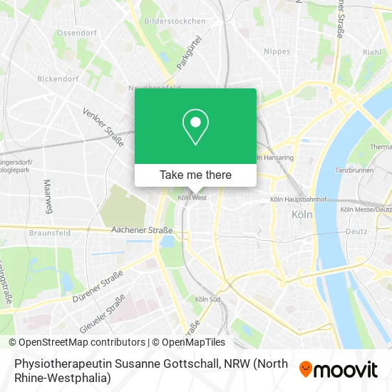 Карта Physiotherapeutin Susanne Gottschall