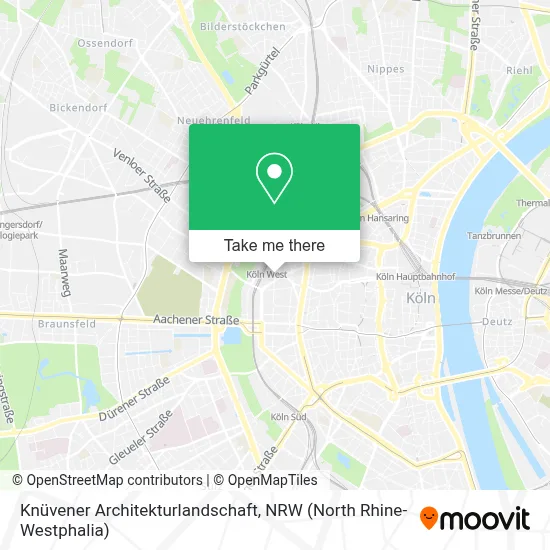 Knüvener Architekturlandschaft map