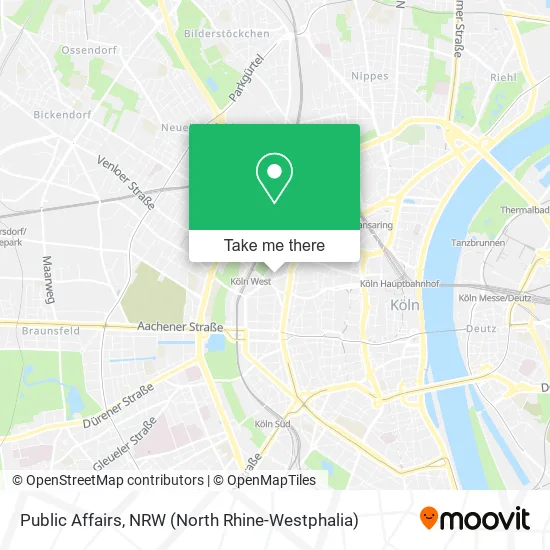 Карта Public Affairs