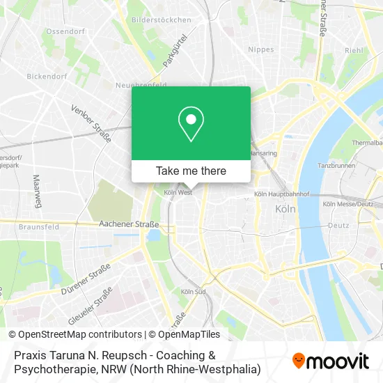 Карта Praxis Taruna N. Reupsch - Coaching & Psychotherapie