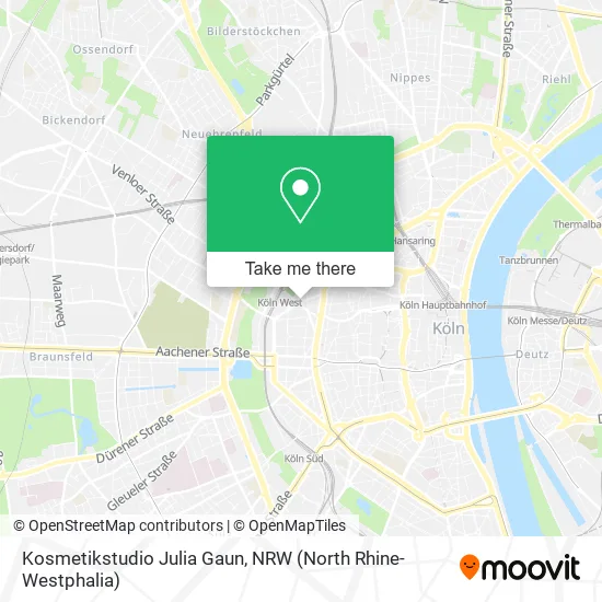 Карта Kosmetikstudio Julia Gaun