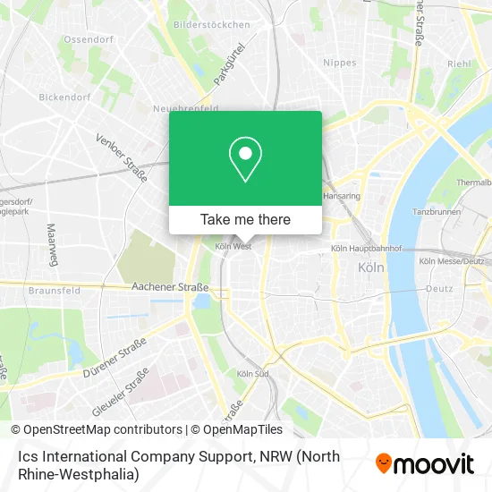 Карта Ics International Company Support