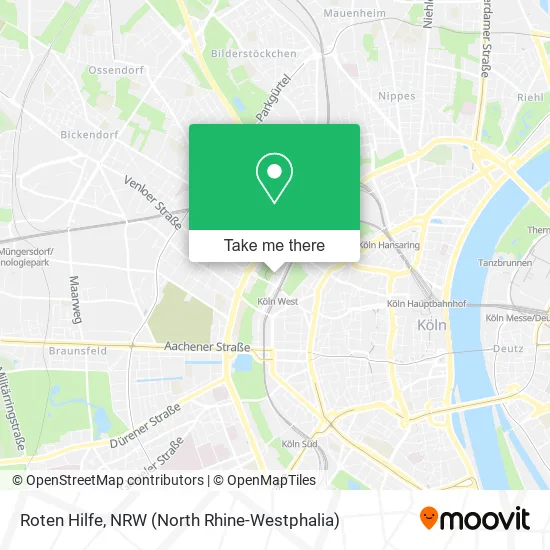 Карта Roten Hilfe