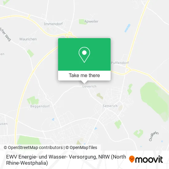 Карта EWV Energie- und Wasser- Versorgung