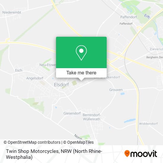 Twin Shop Motorcycles map