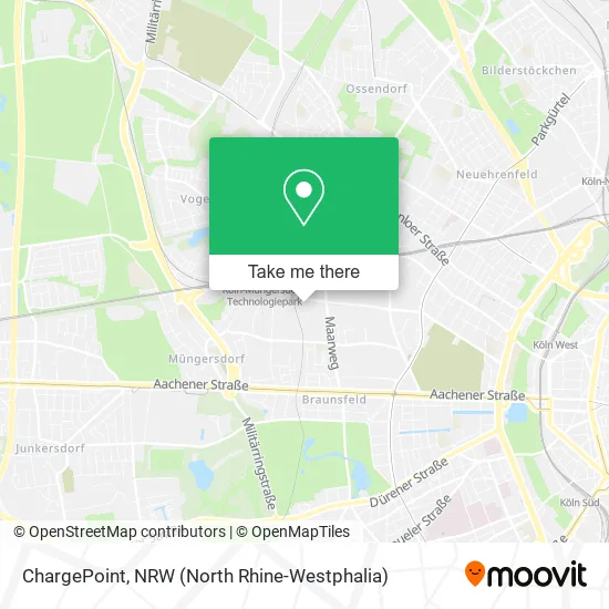 Карта ChargePoint