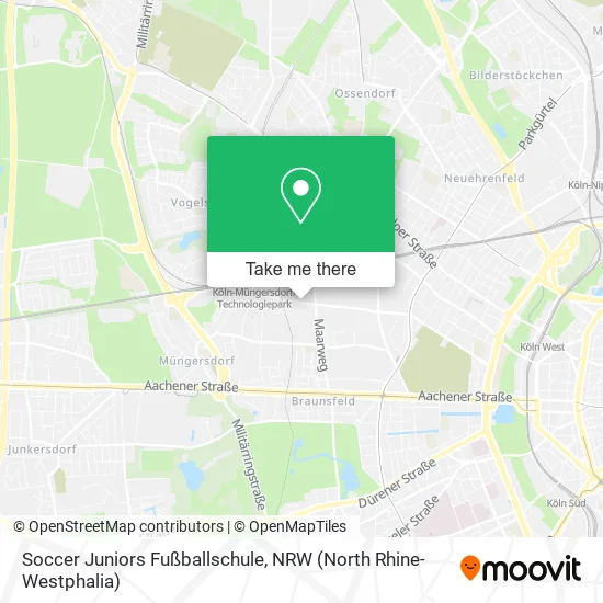 Карта Soccer Juniors Fußballschule