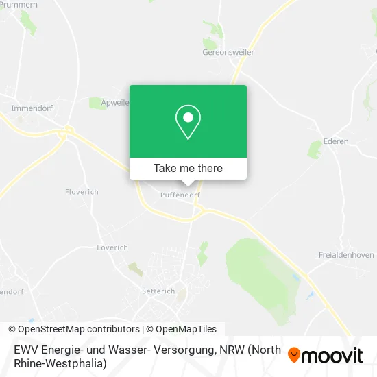 Карта EWV Energie- und Wasser- Versorgung